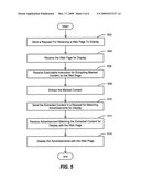 SYSTEM AND METHOD FOR USING CONTEXTUAL SECTIONS OF WEB PAGE CONTENT FOR SERVING ADVERTISEMENTS IN ONLINE ADVERTISING diagram and image