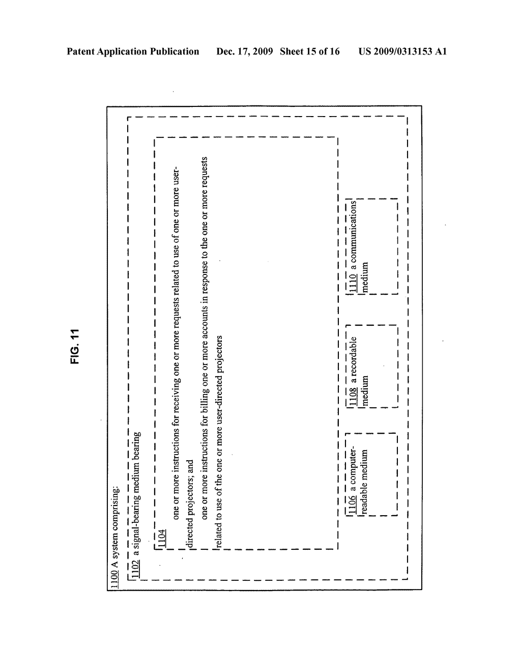 Systems associated with projection system billing - diagram, schematic, and image 16