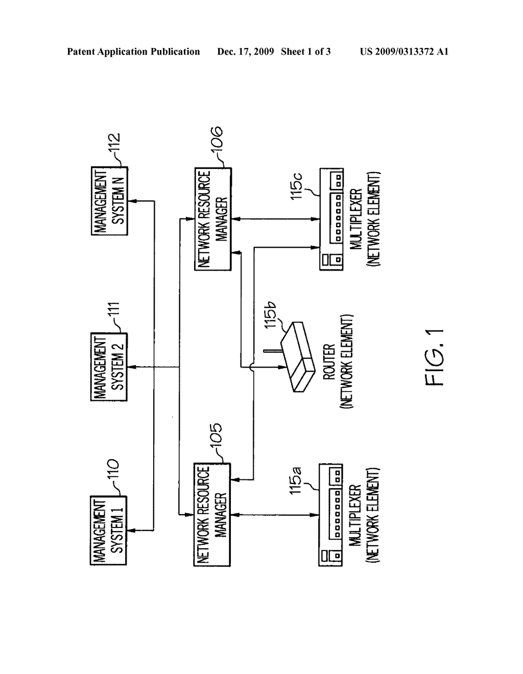 APPARATUS, METHODS, AND COMPUTER PROGRAM PRODUCTS FOR MANAGING NETWORK ELEMENTS AND ASSOCIATED NETWORK ELEMENT RESOURCES BY MULTIPLE MANAGEMENT SYSTEMS - diagram, schematic, and image 02