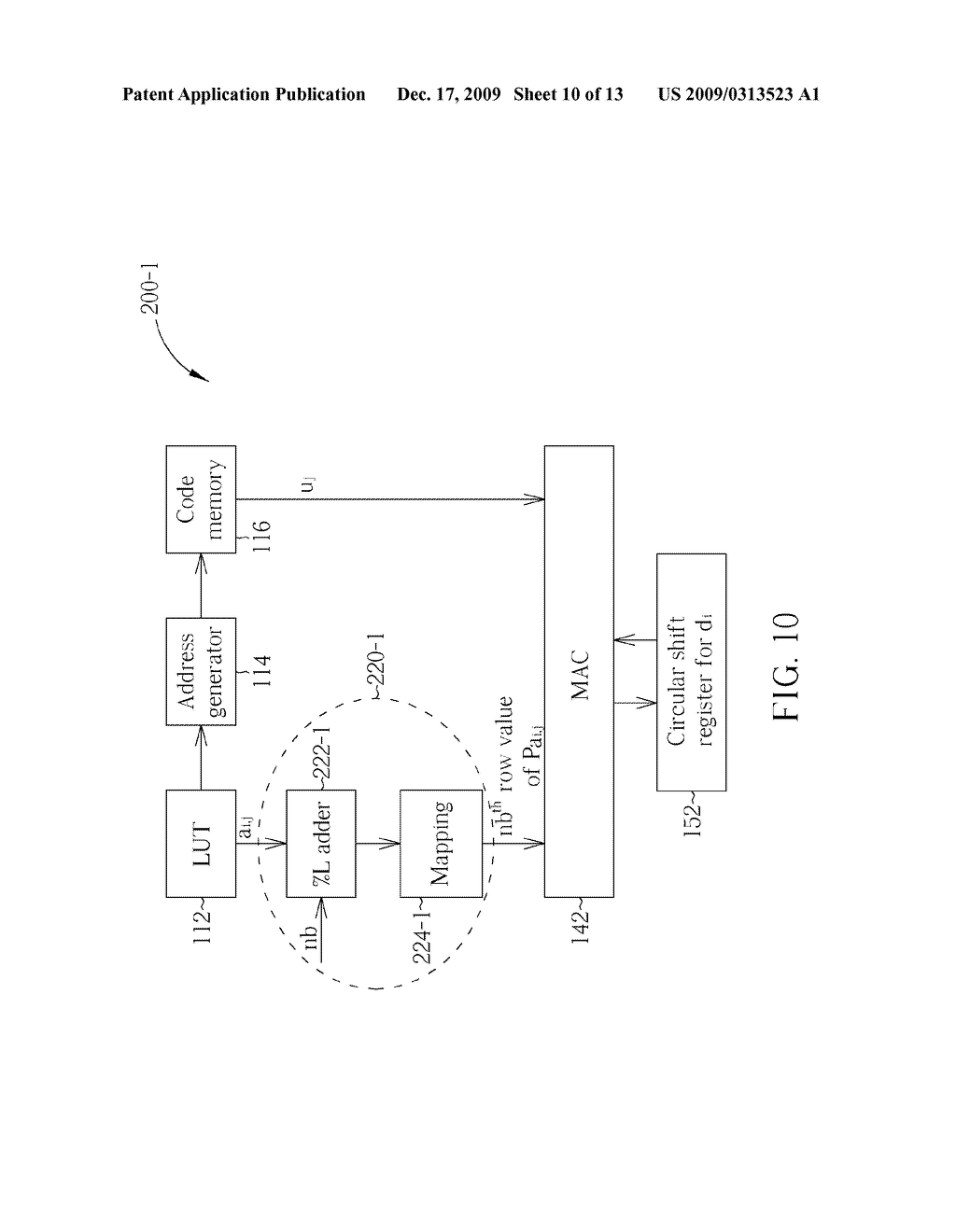 ENCODERS AND METHODS FOR ENCODING DIGITAL DATA WITH LOW-DENSITY PARITY CHECK MATRIX - diagram, schematic, and image 11