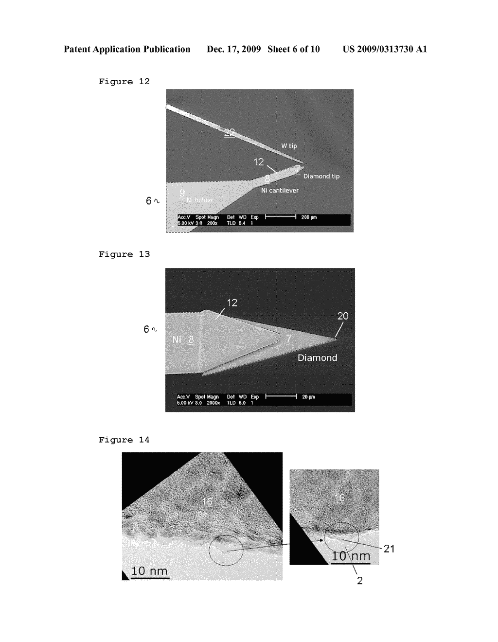 METHOD FOR COST-EFFICIENT MANUFACTURING DIAMOND TIPS FOR ULTRA-HIGH RESOLUTION ELECTRICAL MEASUREMENTS AND DEVICES OBTAINED THEREOF - diagram, schematic, and image 07