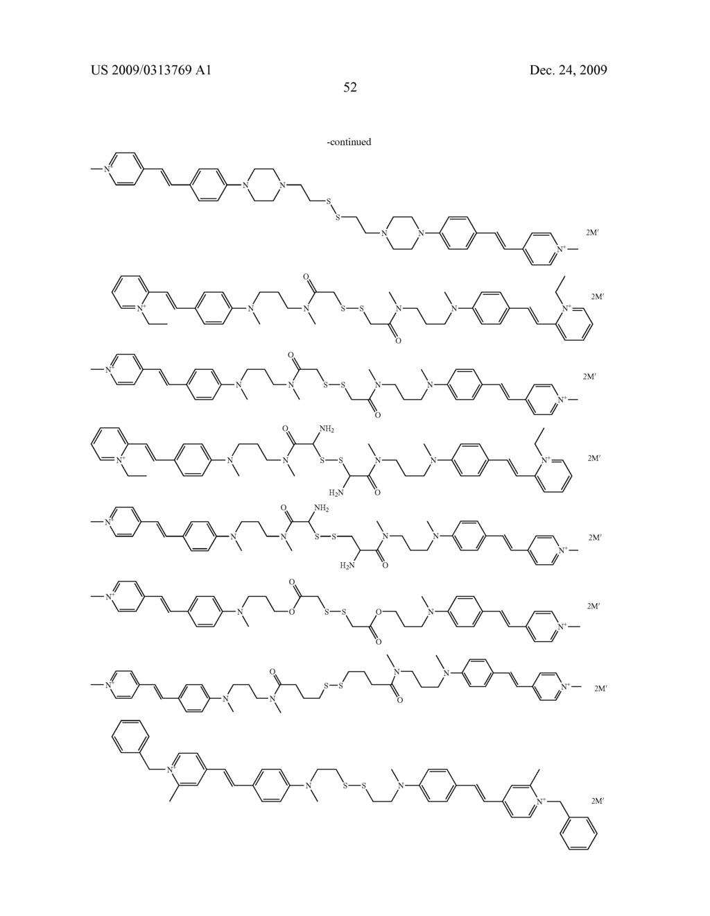 METHOD OF DYEING AND LIGHTENING KERATIN MATERIALS IN THE PRESENCE OF A REDUCING AGENT COMPRISING A FLUORESCENT DISULPHIDE DYE - diagram, schematic, and image 53