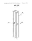 Hinge with electrical wiring diagram and image