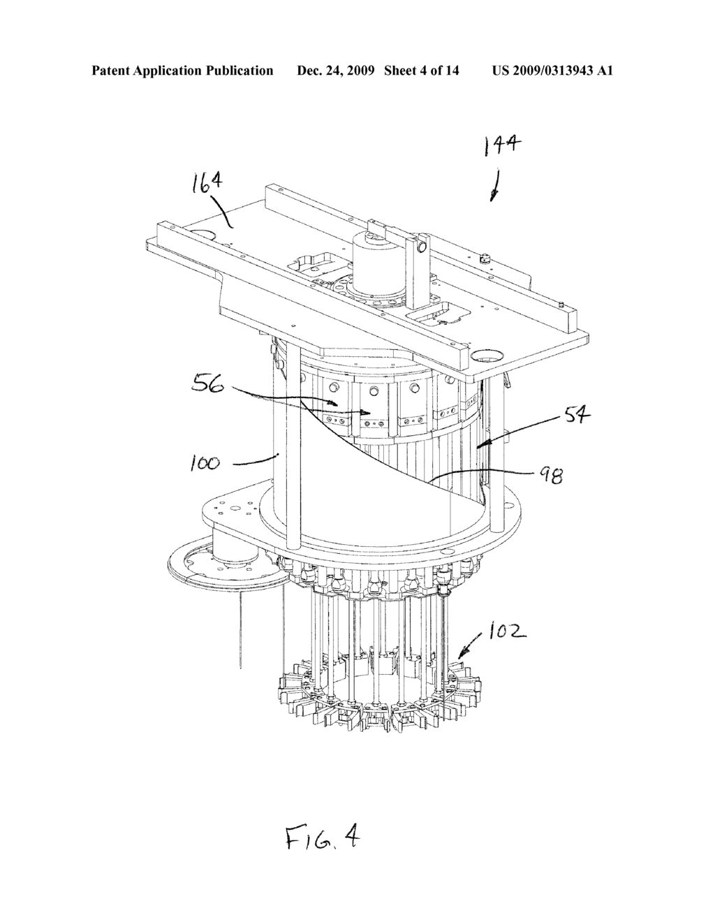 Apparatus and method for inserting valve assemblies into containers - diagram, schematic, and image 05