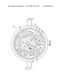 Rotary stirling cycle machine diagram and image