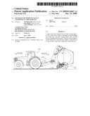 Method of determining baling conditions in a round baler diagram and image