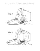 Method of determining baling conditions in a round baler diagram and image
