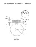 Backlash elimination mechanism for gear systems for low speed applications diagram and image