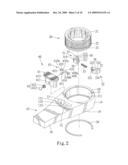 Ratchet Wrench with Switch Moving in Transverse Direction diagram and image