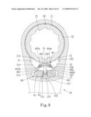 Ratchet Wrench with Switch Moving in Transverse Direction diagram and image