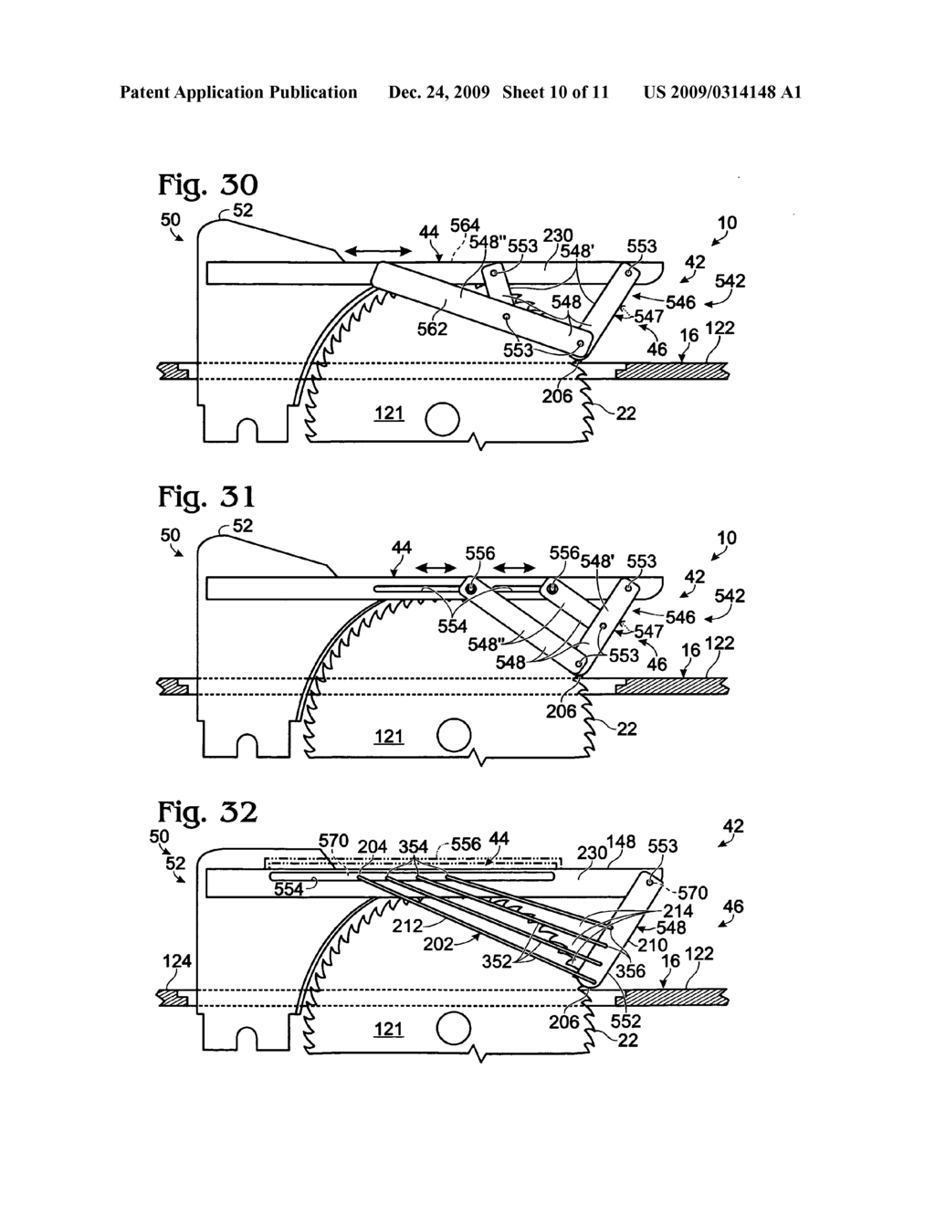 Table saw blade guards and blade guard assemblies including lateral blade guards, and table saws including the same - diagram, schematic, and image 11