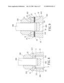 DIE FOR COOPERATING WITH A PUNCH diagram and image