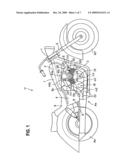 V-type internal combustion engine including throttle valve device, and vehicle incorporating same diagram and image