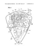 V-type internal combustion engine including throttle valve device, and vehicle incorporating same diagram and image