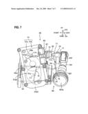 V-type internal combustion engine including throttle valve device, and vehicle incorporating same diagram and image