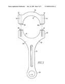 Titanium connecting rod diagram and image