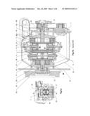 Opposite radial rotary-piston engine of Choronski diagram and image