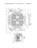 Opposite radial rotary-piston engine of Choronski diagram and image