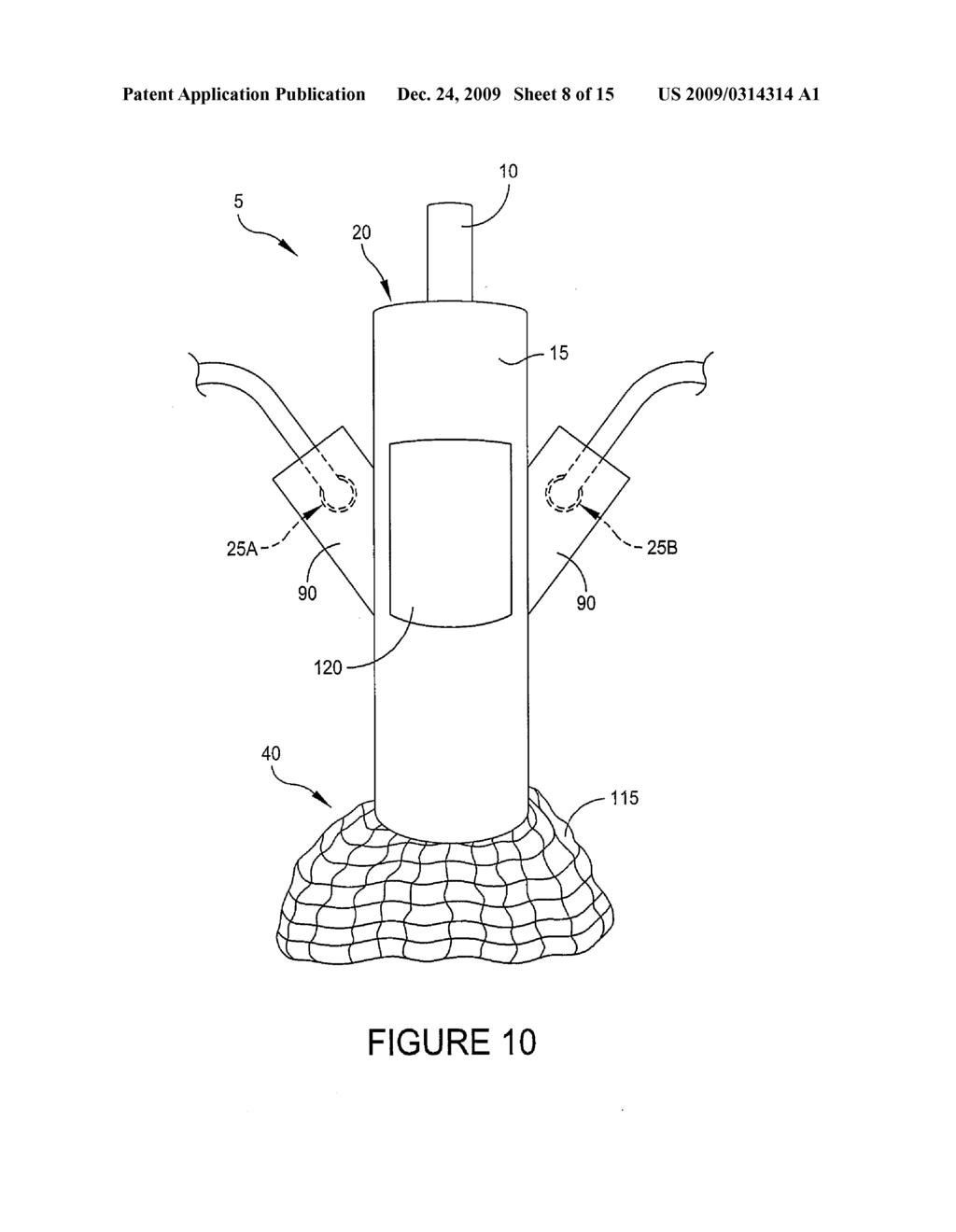 Aseptic, high pressure water cleaning chamber - diagram, schematic, and image 09