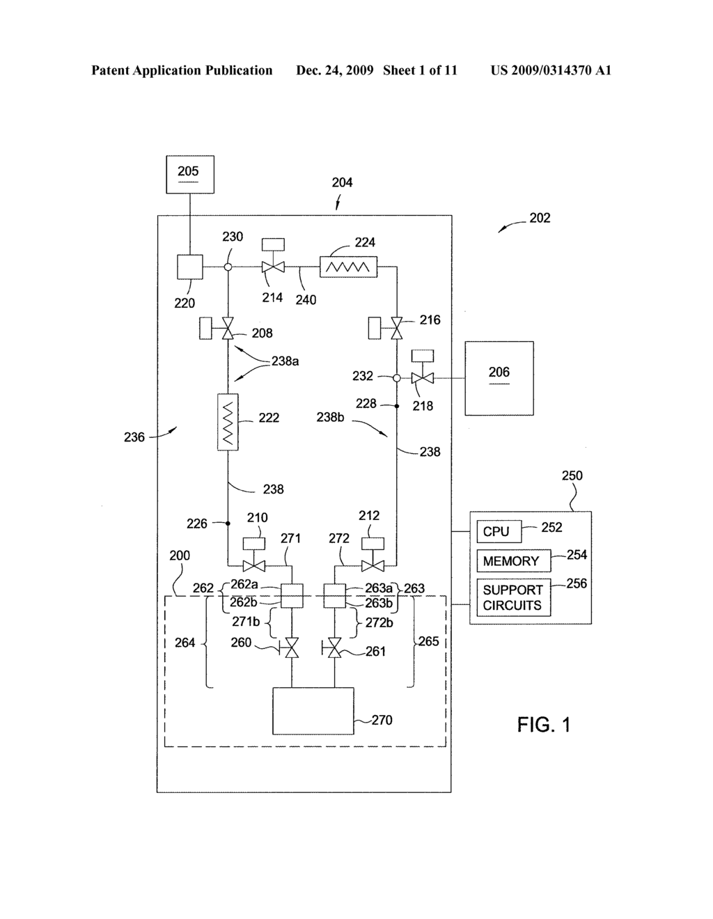 CHEMICAL DELIVERY APPARATUS FOR CVD OR ALD - diagram, schematic, and image 02