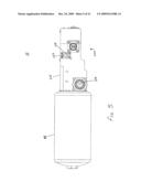 SELF-CONTAINED CHARGEABLE GAS SUPPLY SYSTEM FOR PNEUMATIC STORE EJECTION UTILIZING A REMOVABLE, REPLACEABLE AND ON-BOARD RECHARGEABLE GAS STORAGE VESSEL diagram and image