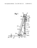 Construction apparatus with extendable mast and method for operating such a construction apparatus diagram and image