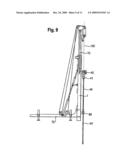 Construction apparatus with extendable mast and method for operating such a construction apparatus diagram and image