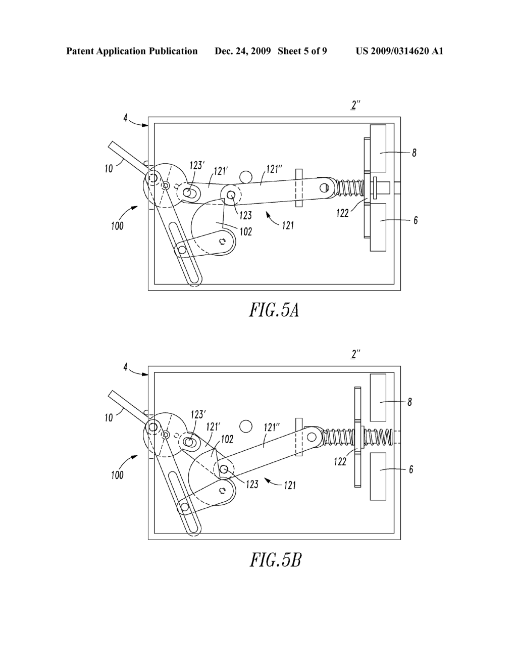 CAM AND TWO-LINK LINKAGE OPERATING MECHANISM AND CIRCUIT INTERRUPTER INCLUDING THE SAME - diagram, schematic, and image 06