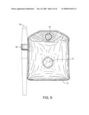 CONTAINERS FOR REUSABLE SHOPPING BAGS AND METHODS THEREOF diagram and image