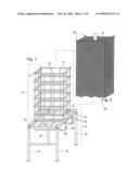 Method of dewatering solids laden liquids utilizing a reusable filter element diagram and image