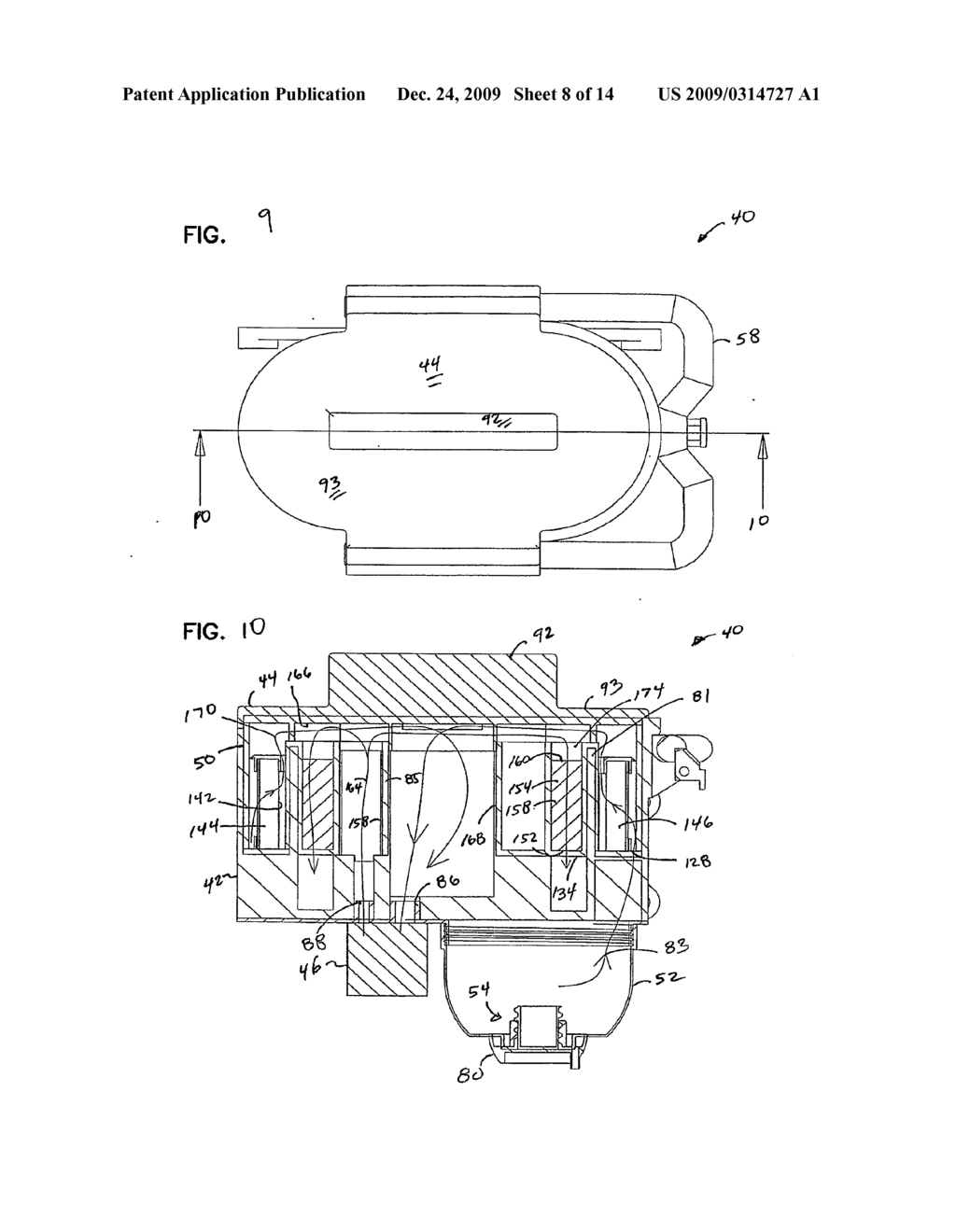 FILTER ARRANGEMENT AND METHODS - diagram, schematic, and image 09