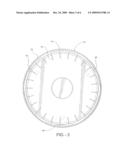 PLASTIC CONTAINER WITH DOUBLE LOCK LID diagram and image