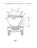 INFLATABLE ELEMENT FOR INTERNAL USE IN THE CONTAINER OF A TRANSPORT OR STORAGE DEVICE; METHOD FOR INFLATING THE ELEMENT diagram and image