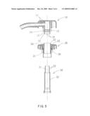 WATER-INGRESS-PREVENTING MECHANISM FOR LOTION PUMP diagram and image