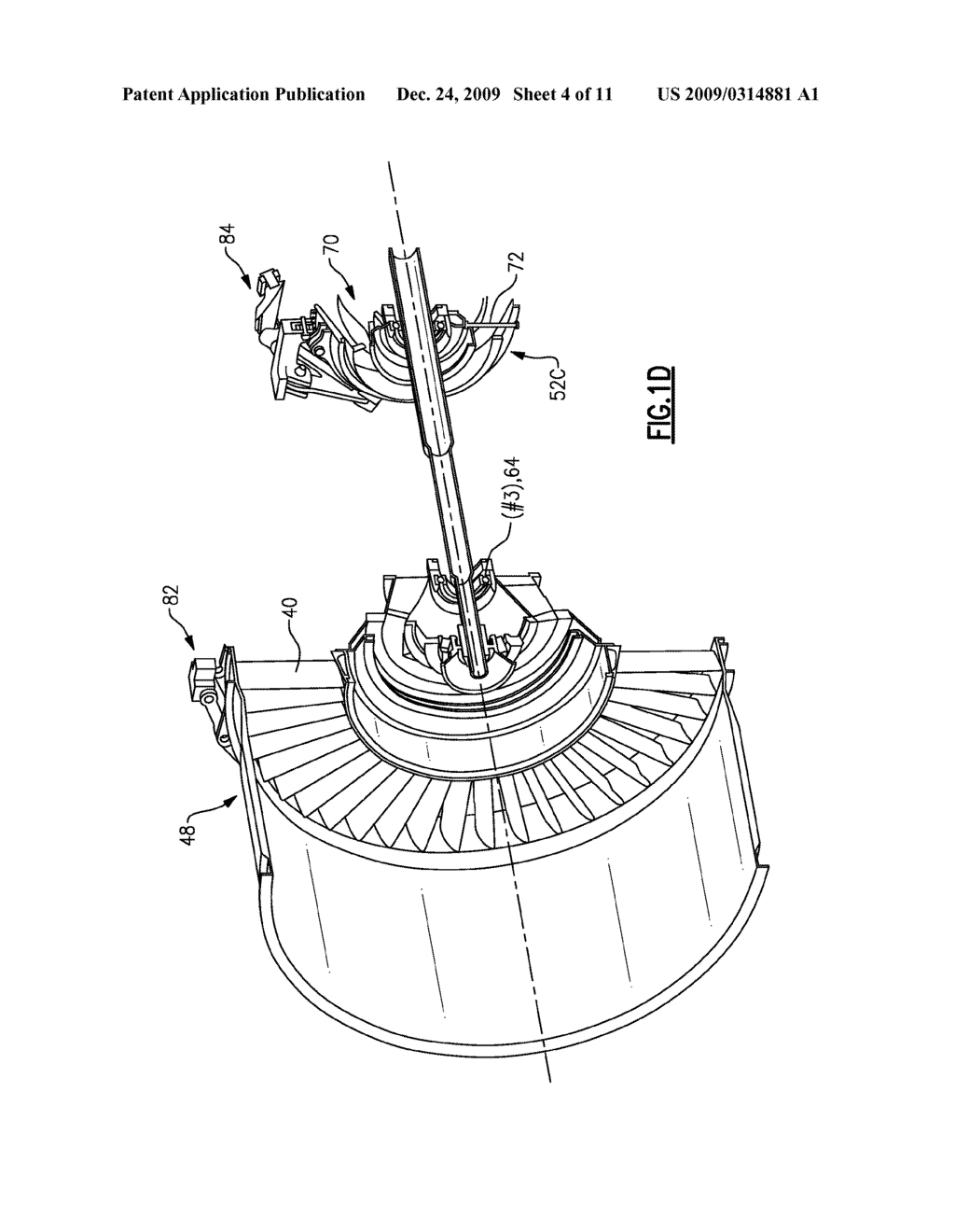 ENGINE MOUNT SYSTEM FOR A TURBOFAN GAS TURBINE ENGINE - diagram, schematic, and image 05