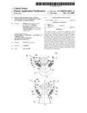 DEVICE FOR DAMPING THE LATERAL FORCES DUE TO JET SEPARATION ACTING ON A ROCKET ENGINE NOZZLE diagram and image