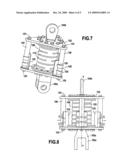 DEVICE FOR DAMPING THE LATERAL FORCES DUE TO JET SEPARATION ACTING ON A ROCKET ENGINE NOZZLE diagram and image