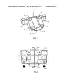 Connection device for connecting box to bicycle handlebar diagram and image