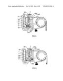 Connection device for connecting box to bicycle handlebar diagram and image