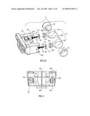 Connection device for connecting box to bicycle handlebar diagram and image