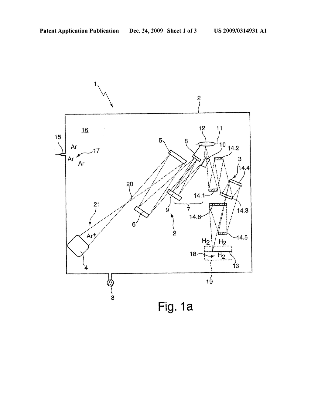 METHOD FOR REMOVING CONTAMINATION ON OPTICAL SURFACES AND OPTICAL ARRANGEMENT - diagram, schematic, and image 02