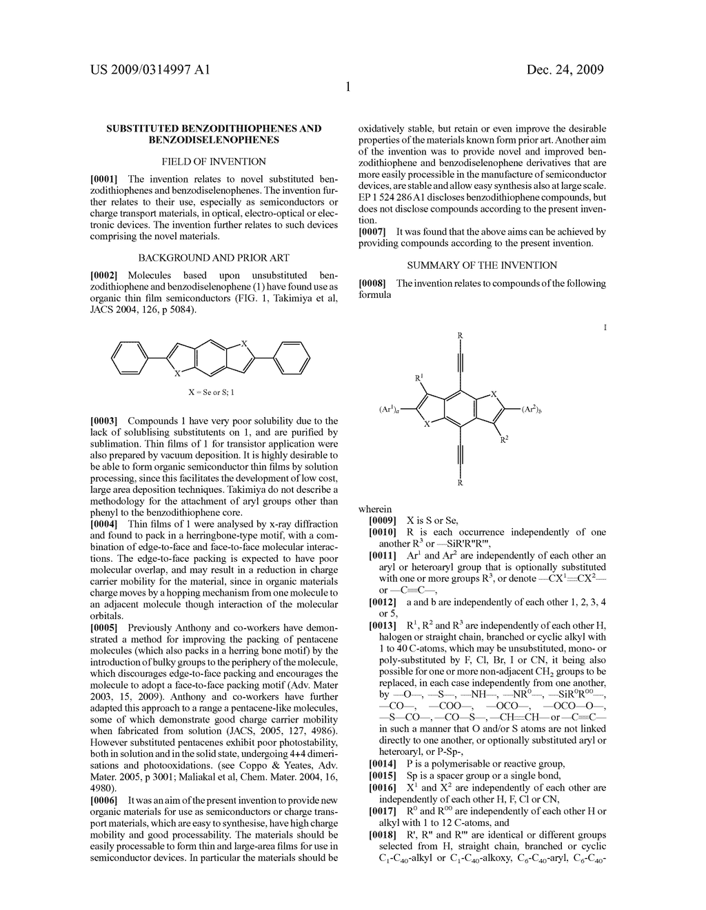 SUBSTITUTED BENZODITHIOPHENES AND BENZODISELENOPHENES - diagram, schematic, and image 02