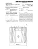 High-voltage vertical transistor structure diagram and image