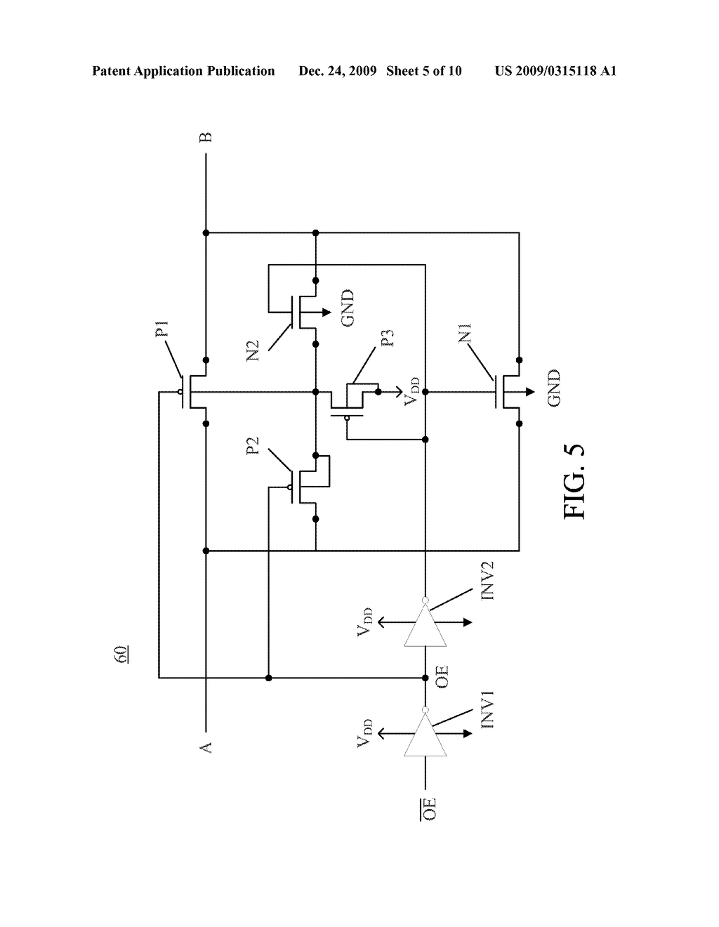 TRANSMISSION GATE WITH BODY EFFECT COMPENSATION CIRCUIT - diagram, schematic, and image 06