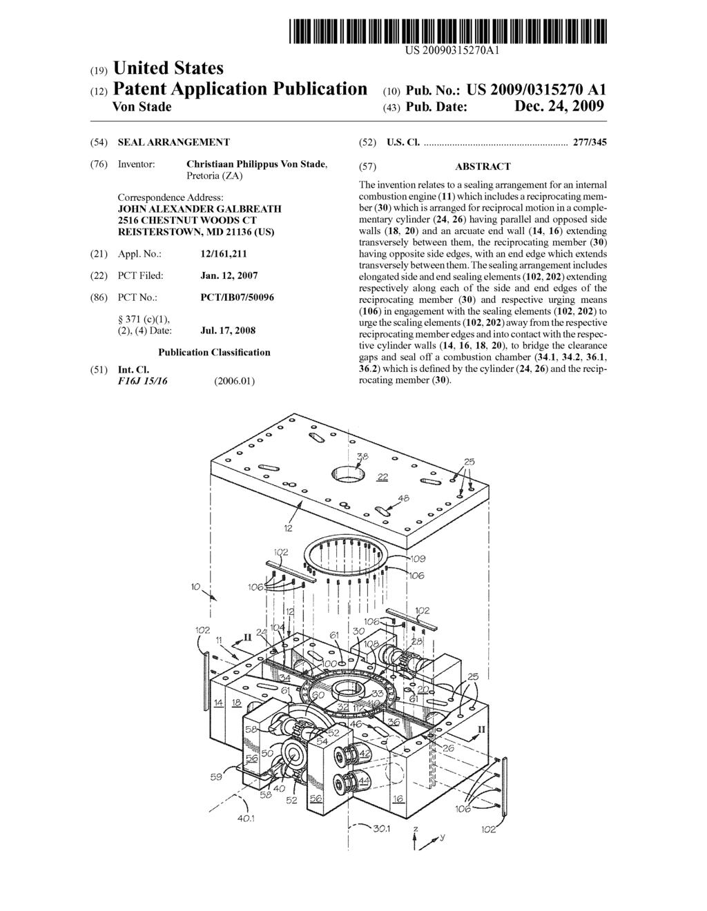 Seal Arrangement - diagram, schematic, and image 01