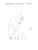 Foldable chair with a backrest unit diagram and image