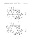 Foldable chair with a backrest unit diagram and image