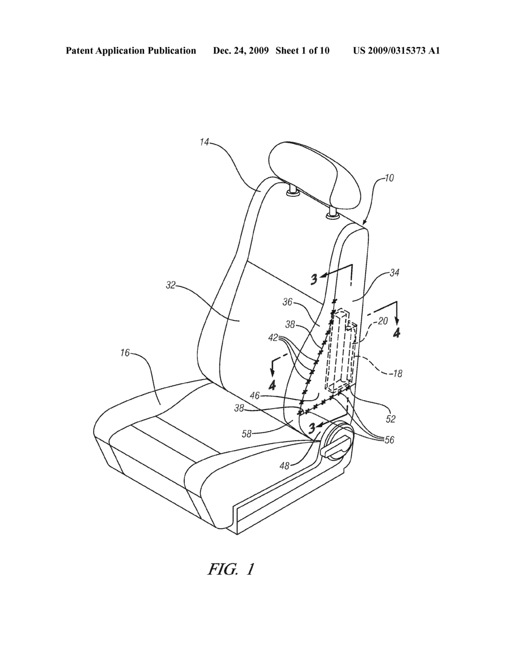 Vehicle Seat Side Air Bag - diagram, schematic, and image 02