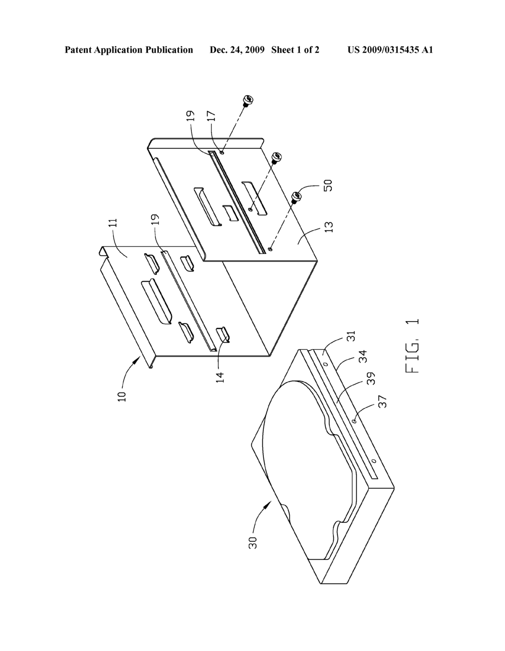 MOUNTING MECHANISM FOR DATA STORAGE DEVICE - diagram, schematic, and image 02