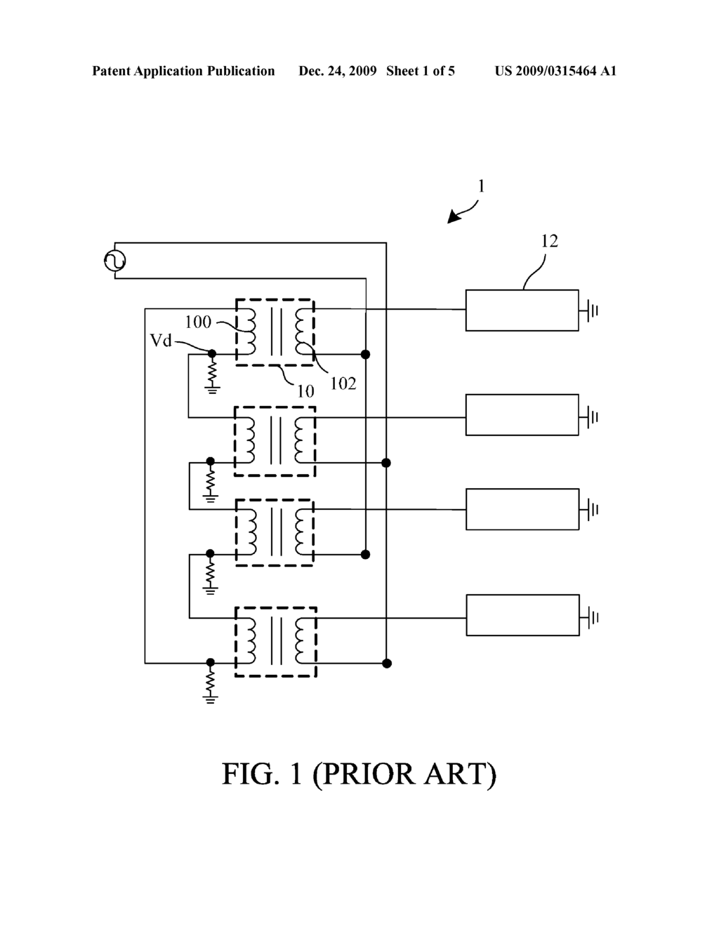 TRANSFORMER AND BACKLIGHT APPARATUS - diagram, schematic, and image 02